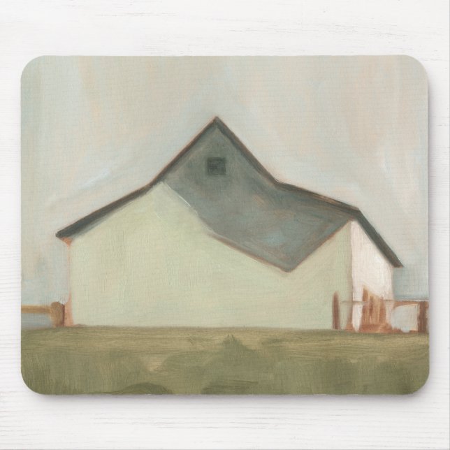 Serene Barn - Off-White Mouse Pad (Front)