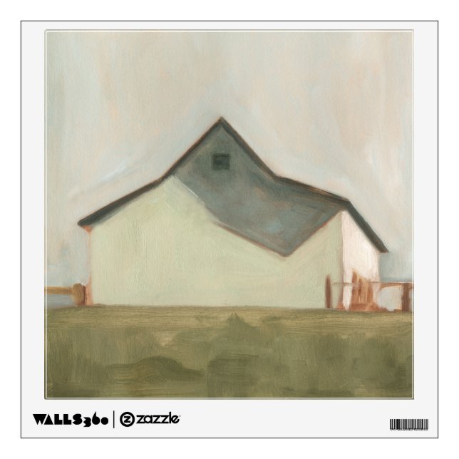 Serene Barn - Off-White Wall Decal (Front)
