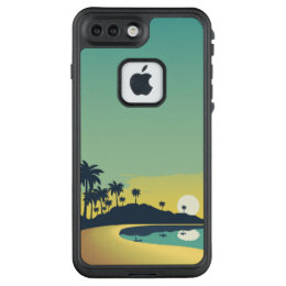 Serene Beach Sunset & Palm Trees | Phone Case