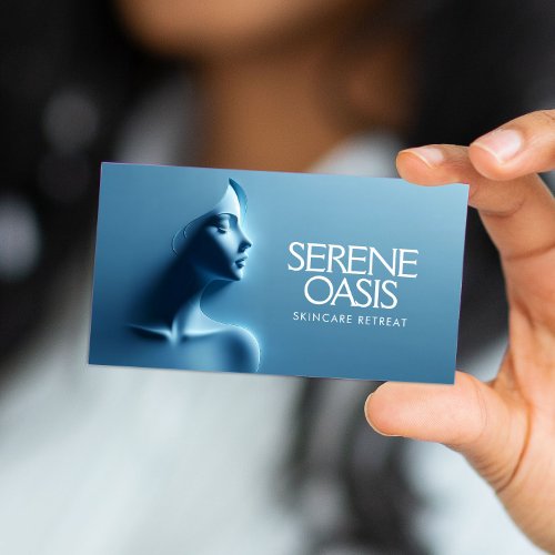 Serene Beauty Skincare Massage Spa Business Card