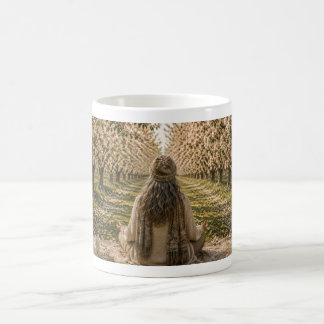 Serene Bloom Botanical Garden Mug Romantic Cottage
