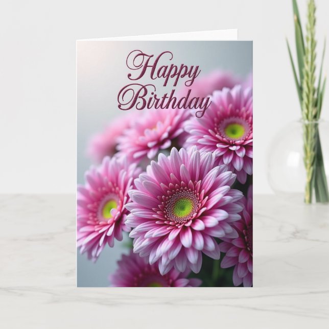 Serene Bloom Card (Front)