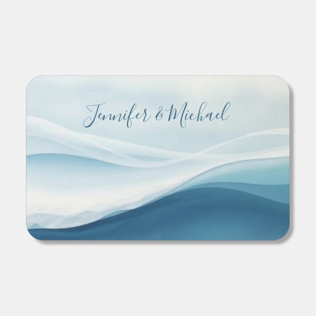 Serene Blue Beach Matchboxes (Front)