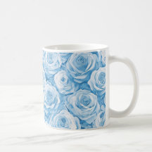 Serene Blue Blooms