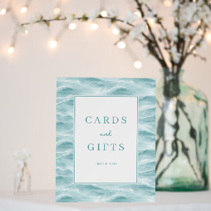 Serene Blue Wave Gratitude Sign
