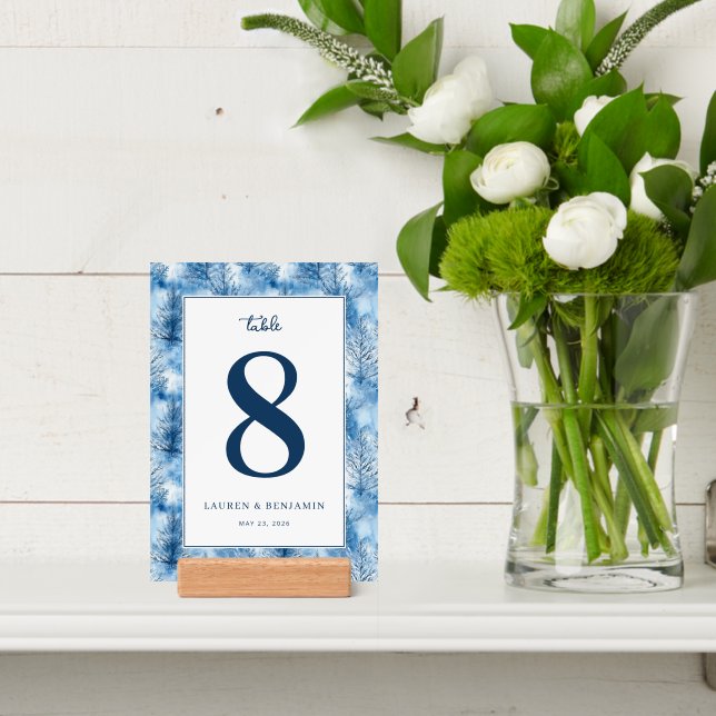 Serene Blue Winter Trees Holder (Insitu 4)