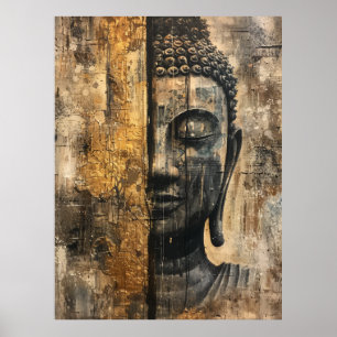Serene Buddha Canvas Print for Zen Home Decor