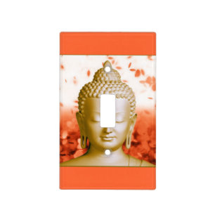 Serene Buddha light switch cover