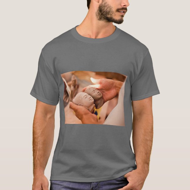Serene Buddha Meditation Graphic T-Shirt (Front)