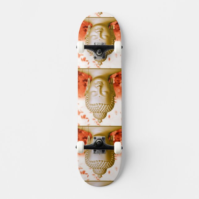 Serene Buddha skateboard (Front)