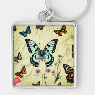 "Serene Butterfly Elegance" Keychain
