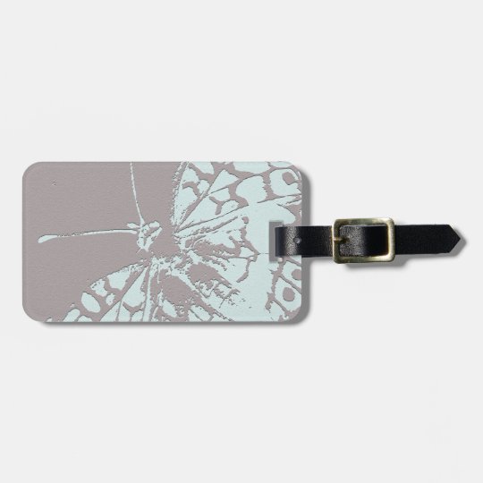 Serene Butterfly Luggage Tag