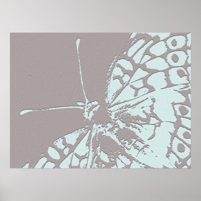 Serene Butterfly Poster (Front)