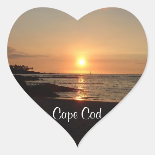 Serene Cape Cod Sunset Stickers