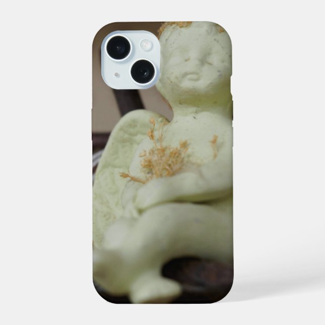 Serene Cherub Rest Iphone Case (Back)