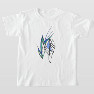 Serene Colorful Abstract Tribal Tattoo Art T-Shirt
