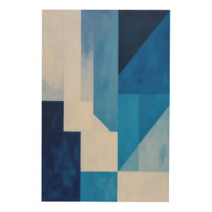 Serene Depth Wood Wall Art