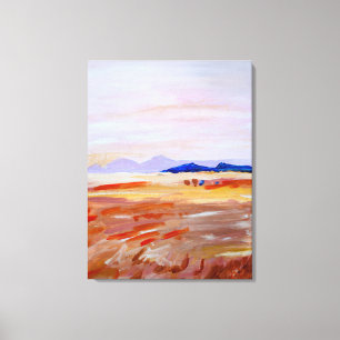 Serene Desert Horizon Canvas Print