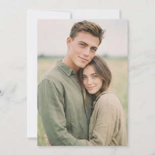 Serene Earthy Natural Photo Invitation
