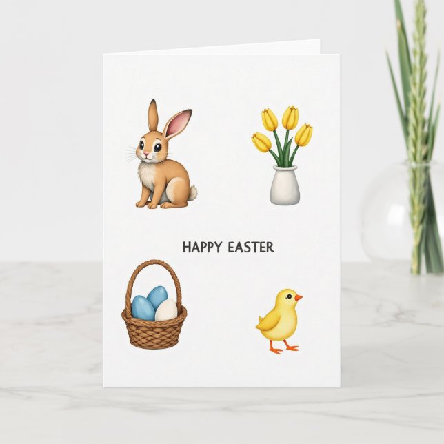 Serene Easter Card (Front)