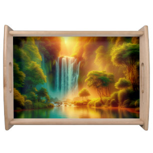 Serene Falls Serving Tray