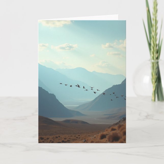 Serene Fathers Day Valley Card (Front)