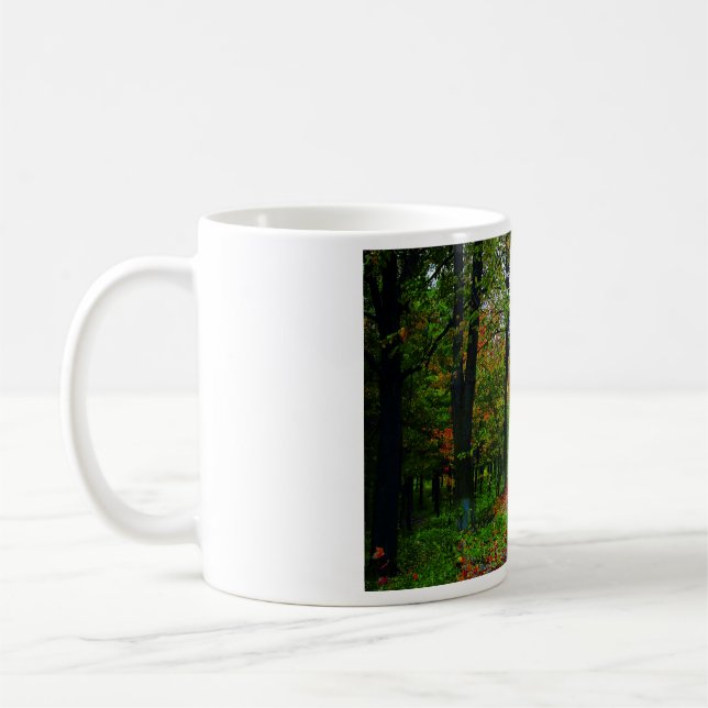 Serene Forest Mug - Coffee Tea Cup (Left)