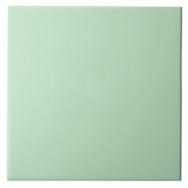 Serene Green Ceramic Tile. Ceramic Tile (Front)