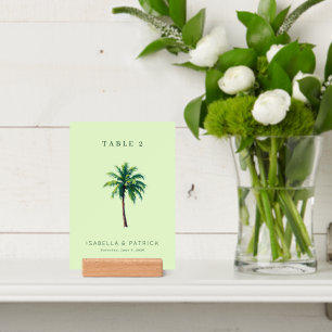 Serene Green Minimalist Palm Tree Holder
