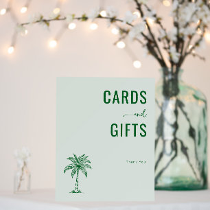Serene Green Minimalist Thank You Card Foam Board