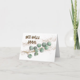 Serene Healing: Get Well Soon Greeting Card