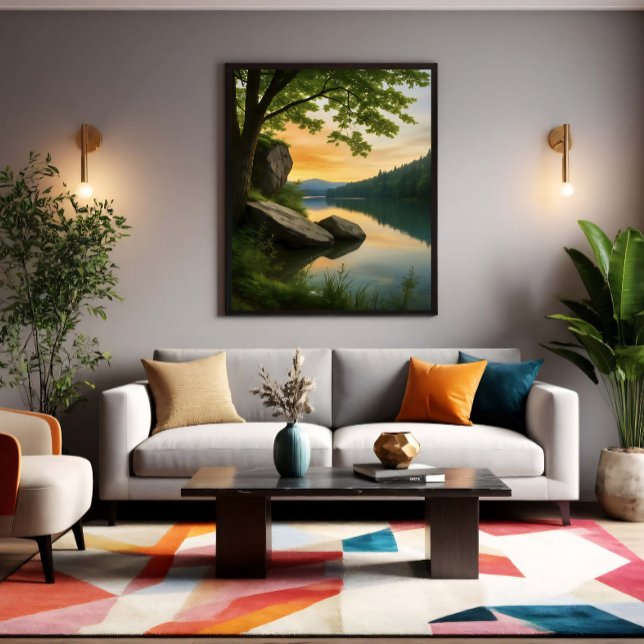 Serene Horizon Canvas Print (Creator Uploaded)