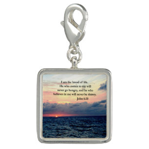 SERENE JOHN 6:35 SUNRISE PHOTO DESIGN CHARM