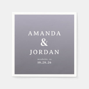 Serene Lavender Minimalist Napkins