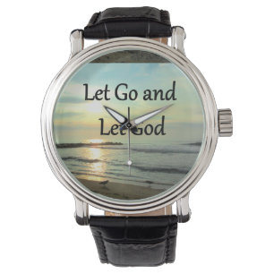 SERENE LET GO AND LET GOD OCEAN PHOTO WATCH