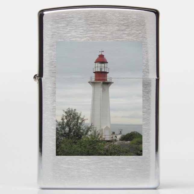Serene Lighthouse Zippo Lighter (Front)