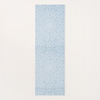 Serene Mandala Blue Yoga Mat