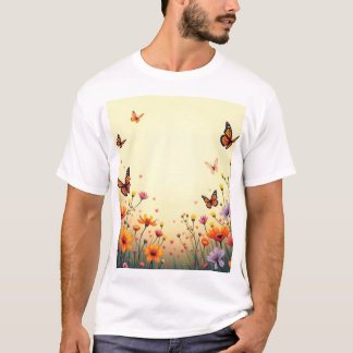 Serene Meadow Bliss T-Shirt Design