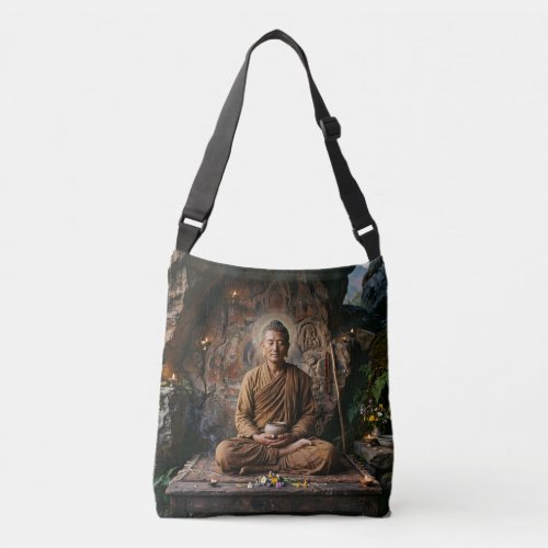Serene Meditating Sage Art Tote Bag