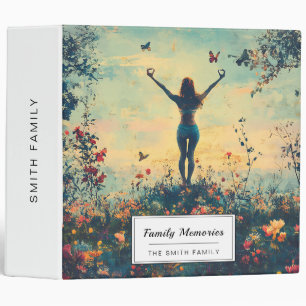 Serene Meditation at Sunrise (1) 3 Ring Binder