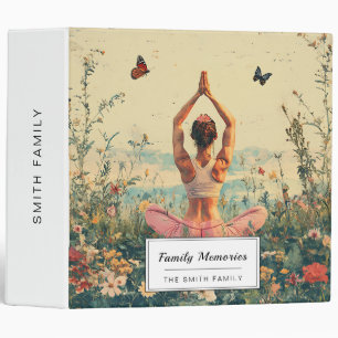 Serene Meditation at Sunrise (3) 3 Ring Binder