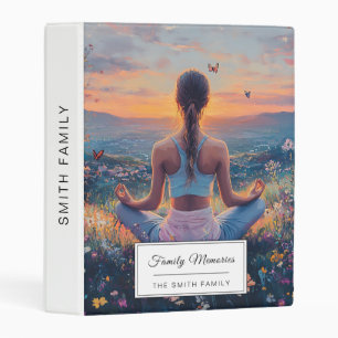 Serene Meditation at Sunrise (4) Mini Binder