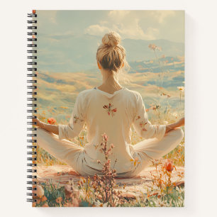 Serene Meditation at Sunrise (5) Notebook