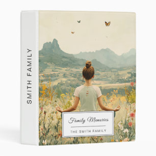 Serene Meditation at Sunrise (6) Mini Binder
