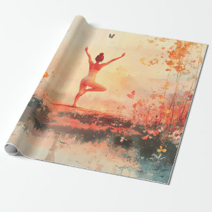 Serene Meditation at Sunrise (7) Wrapping Paper