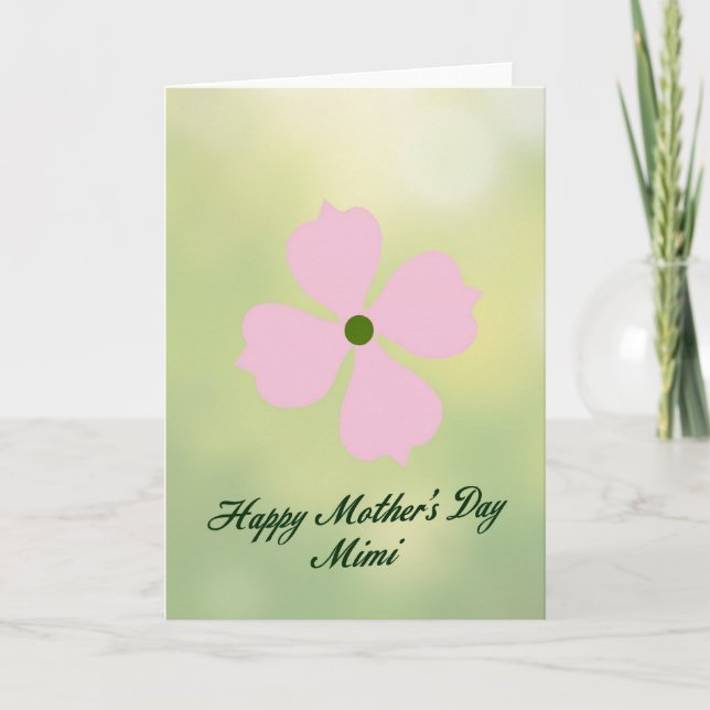 Serene Mimi Mothers Day Card (Front)