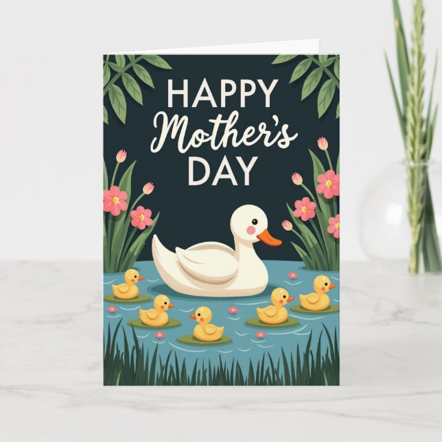 Serene Motherhood Scene Card (Front)