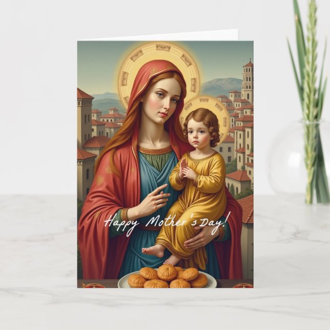 Serene Mothers Day Art Card (Front)