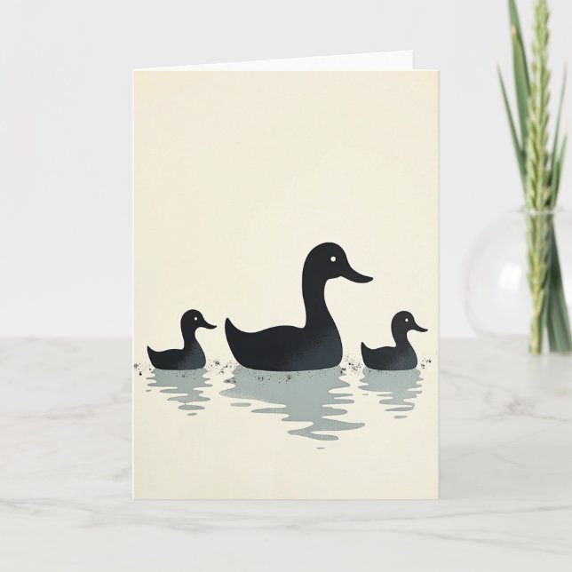 Serene Mothers Day Birds Card (Front)