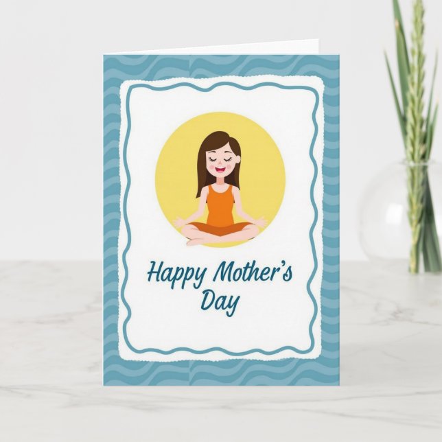Serene Mothers Day Figure Card (Front)